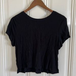 American Eagle crop tee